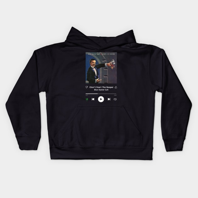 Stereo Music Player - (Don't Fear) The Reaper Kids Hoodie by Stereo Music